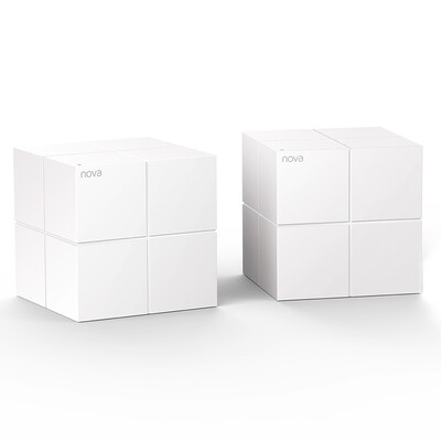 Tenda mw6 AC2400M Distributed router Home smart large-sized wall through Mesh seamless ad hoc network 2 Pack
Tenda mw6 AC2400M Distributed router Home smart large-sized wall through Mesh seamless ad hoc network 2 Pack