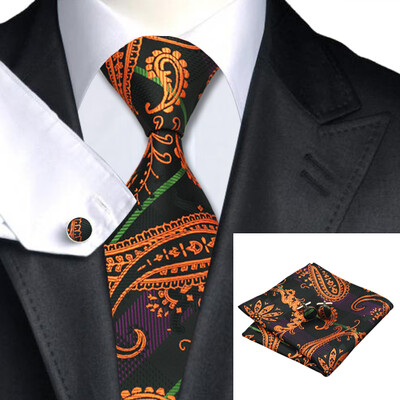 N-0274 Vogue Men Silk Tie Set Orange Paisley Necktie Handkerchief Cufflinks Set Ties For Men Formal Wedding Business wholesale
N-0274 Vogue Men Silk Tie Set Orange Paisley Necktie Handkerchief Cufflinks Set Ties For Men Formal Wedding Business wholesale
