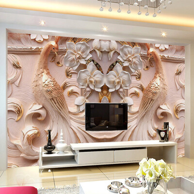 3D Stereo Relief Peacock Flowers Mural Photo Wallpaper Living Room TV Sofa Study Backdrop Art Wall Paper For Walls 3D Home Decor
3D Stereo Relief Peacock Flowers Mural Photo Wallpaper Living Room TV Sofa Study Backdrop Art Wall Paper For Walls 3D Home Decor