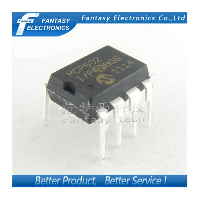 5PCS MCP602-I/P DIP8 MCP602 DIP 2.7V to 5.5V Single Supply CMOS Op Amps MCP602 free shipping
5PCS MCP602-I/P DIP8 MCP602 DIP 2.7V to 5.5V Single Supply CMOS Op Amps MCP602 free shipping