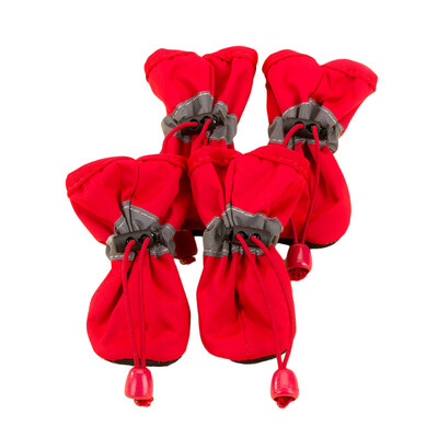 HANHNALEYUAN pet out dog shoes non-slip wear-resistant waterproof rain boots Teddy bear small dog soft bottom wear boots dog shoes dog feet set red 4
HANHNALEYUAN pet out dog shoes non-slip wear-resistant waterproof rain boots Teddy bear small dog soft bottom wear boots dog shoes dog feet set red 4