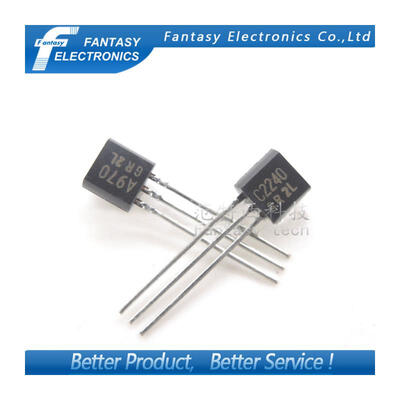 100pcs 2SA970 2SC2240 (50PCS* A970 +50PCS* C2240 ) TO-92 Bipolar Transistors - BJT NPN new and original free shipping
100pcs 2SA970 2SC2240 (50PCS* A970 +50PCS* C2240 ) TO-92 Bipolar Transistors - BJT NPN new and original free shipping