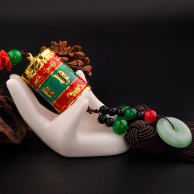 Snowland impression car pendant car accessories Detian Buddhist alloy prayer wheel rearview mirror prayer wheel pendant 
Snowland impression car pendant car accessories Detian Buddhist alloy prayer wheel rearview mirror prayer wheel pendant