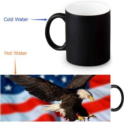 US Flag And Bald Eagle 350ml12oz Heat Reveal Mug Color Change Coffee Cup Sensitive Morphing Mugs Magic Mug Milk Tea Cups
US Flag And Bald Eagle 350ml12oz Heat Reveal Mug Color Change Coffee Cup Sensitive Morphing Mugs Magic Mug Milk Tea Cups