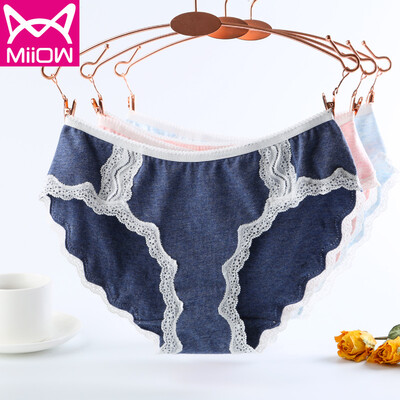 Cat MiiOW womens underwear sexy lace side waist large size underwear womens triangle womens underwear 3 gift box sexy lace 16585
Cat MiiOW womens underwear sexy lace side waist large size underwear womens triangle womens underwear 3 gift box sexy lace 16585