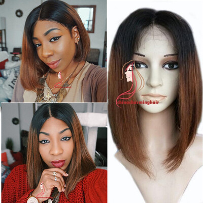 Ombre color short bob style wig brazilian human hair ombre short bob style lace front wig for black women
Ombre color short bob style wig brazilian human hair ombre short bob style lace front wig for black women