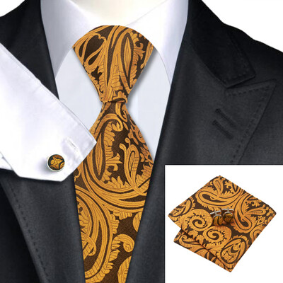 N-0988 Vogue Men Silk Tie Set Yellow Paisley Necktie Handkerchief Cufflinks Set Ties For Men Formal Wedding Business wholesale
N-0988 Vogue Men Silk Tie Set Yellow Paisley Necktie Handkerchief Cufflinks Set Ties For Men Formal Wedding Business wholesale