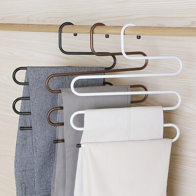 Multi- Color 5 Tier Iron Racks Shape Trousers Hanger Clothing Wardrobe Storage Organization Drying Hanger 1PC
Multi- Color 5 Tier Iron Racks Shape Trousers Hanger Clothing Wardrobe Storage Organization Drying Hanger 1PC