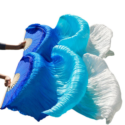 High selling 100 Real Silk Veils 1 Pair handmade women Quality Silk Belly Dance Fan royal blue turquoise white 18090 cm
High selling 100 Real Silk Veils 1 Pair handmade women Quality Silk Belly Dance Fan royal blue turquoise white 18090 cm