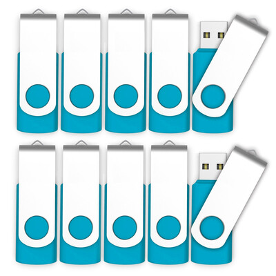 Fillinlight 10PCS Pack Sky Blue Swivel USB Flash Drive USB 20 Pen Drive Promotional Thumb Drive
Fillinlight 10PCS Pack Sky Blue Swivel USB Flash Drive USB 20 Pen Drive Promotional Thumb Drive