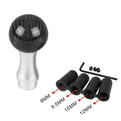 Ryanstar Racing Universal Automatic Durable Carbon Fiber Ball Gear Shift Knob With Adapter
Ryanstar Racing Universal Automatic Durable Carbon Fiber Ball Gear Shift Knob With Adapter