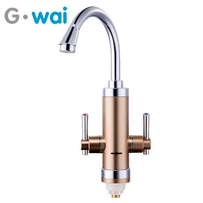 GWAI Duel Handle 3 Second Instant Water Heater 360 Degree Rotatable Pipe Instant Hot Water Faucet Fast Heat Water Tap DRS-X30F6
GWAI Duel Handle 3 Second Instant Water Heater 360 Degree Rotatable Pipe Instant Hot Water Faucet Fast Heat Water Tap DRS-X30F6