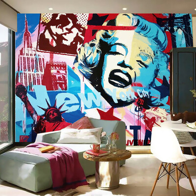 Personalized Customization 3D Stereo Color Graffiti Photo Mural Wallpaper Restaurant KTV Bar Creative Wall Decor Papel De Parede
Personalized Customization 3D Stereo Color Graffiti Photo Mural Wallpaper Restaurant KTV Bar Creative Wall Decor Papel De Parede