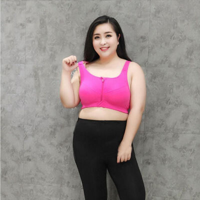 BIG BIG size Professional Level 4 Stretch sports bras quick-drying yoga underwear women running GYM zipper Adjustable Strap
BIG BIG size Professional Level 4 Stretch sports bras quick-drying yoga underwear women running GYM zipper Adjustable Strap