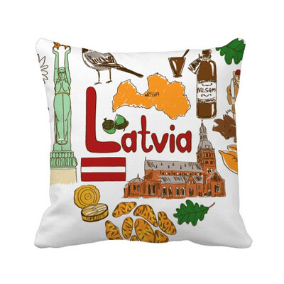 Latvia Love Heart Landscap National Flag Square Throw Pillow Insert Cushion Cover Home Sofa Decor Gift
Latvia Love Heart Landscap National Flag Square Throw Pillow Insert Cushion Cover Home Sofa Decor Gift