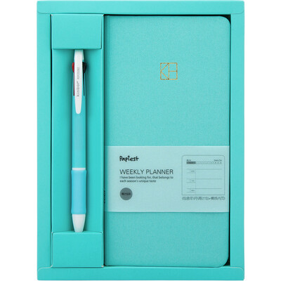 Kinbor Week Plan Handbook Stationery Set Schedule Pocket Notepad 3 Color Ballpoint Pen Index Sticker Sycamore Grey KMQ25063
Kinbor Week Plan Handbook Stationery Set Schedule Pocket Notepad 3 Color Ballpoint Pen Index Sticker Sycamore Grey KMQ25063