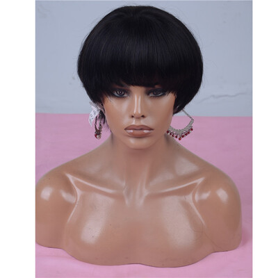 Women Brazilian Hair Straight Layered1B Black Color Short Human Hair Bob Wigs Non-Remy Human Hair One Piece Free Shipping
Women Brazilian Hair Straight Layered1B Black Color Short Human Hair Bob Wigs Non-Remy Human Hair One Piece Free Shipping