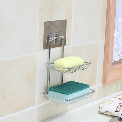 Shuangqing home sucker soap racks leaching soap box stainless steel double soap dish no trace installation SQ-5077
Shuangqing home sucker soap racks leaching soap box stainless steel double soap dish no trace installation SQ-5077
