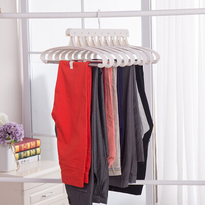 Bao Youni multi-function plastic hanger multi-layer pants rack folding magic pants rack storage rack DQ1708-1
Bao Youni multi-function plastic hanger multi-layer pants rack folding magic pants rack storage rack DQ1708-1