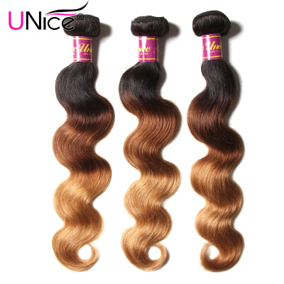 UNICE Hair Products Malaysian Ombre Body Wave Human Hair Bundles Color T1B427 16 to 26 Inches 3 Bundles Hair Extension
UNICE Hair Products Malaysian Ombre Body Wave Human Hair Bundles Color T1B427 16 to 26 Inches 3 Bundles Hair Extension
