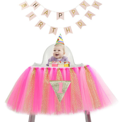 Fanlus 1st Birthday Tutu Skirt for High Chair Decoration for Party Supplies Baby Pink
Fanlus 1st Birthday Tutu Skirt for High Chair Decoration for Party Supplies Baby Pink