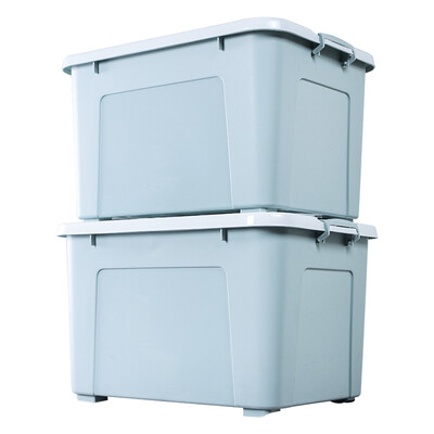 Baicaoyuan plastic storage box storage box cargo sundries storage box tote large thick belt pulley 130L 2 loaded blue gray
Baicaoyuan plastic storage box storage box cargo sundries storage box tote large thick belt pulley 130L 2 loaded blue gray