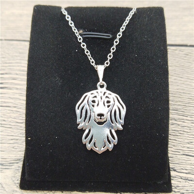 New Long Haired Dachshund Necklace Trendy Style Long Haired Dachshund Pendant Necklace Women Fashion Pet Dog Jewellery
New Long Haired Dachshund Necklace Trendy Style Long Haired Dachshund Pendant Necklace Women Fashion Pet Dog Jewellery