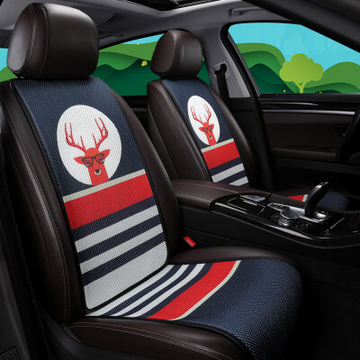 Purple Wind Bell Car Cushion Summer 3D Free Tied Cute Cartoon Car Seat Ice Silk Seat Cover Four Seasons Universal Single Five-seat Universal Office Seat Mat MJ091 Standard Edition - Fashion Deer
Purple Wind Bell Car Cushion Summer 3D Free Tied Cute Cartoon Car Seat Ice Silk Seat Cover Four Seasons Universal Single Five-seat Universal Office Seat Mat MJ091 Standard Edition - Fashion Deer
