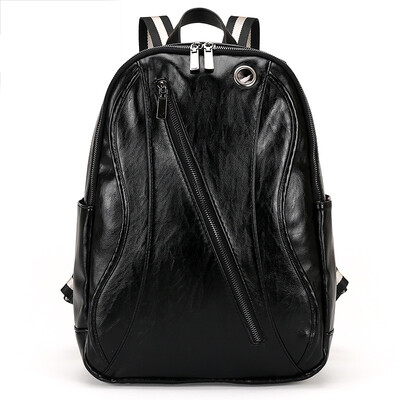 New Leather Mens Backpack with Headphone Plug Male Computer Bag Black Business Travel Backpack B-fdk6003
New Leather Mens Backpack with Headphone Plug Male Computer Bag Black Business Travel Backpack B-fdk6003