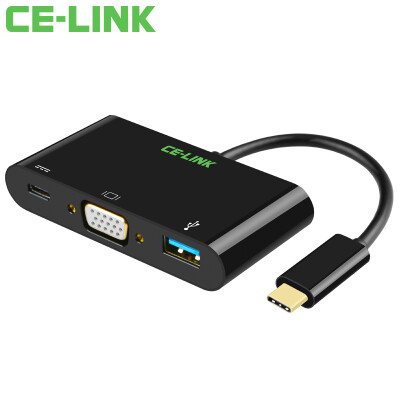 CE-LINK Type-C to VGA Converter USB-C31 Adaptor Adapter Conversion Line Apple Mac Laptop Expansion Dock TV Projector 1101
CE-LINK Type-C to VGA Converter USB-C31 Adaptor Adapter Conversion Line Apple Mac Laptop Expansion Dock TV Projector 1101