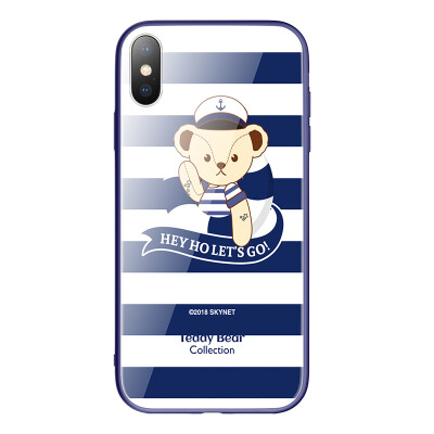 Teddy Collection Apple iPhoneX Mobile Shell Apple 10 Стеклянная оболочка Мультфильм All-inclusive Защита от краж Сейлор Тедди
Teddy Collection Apple iPhoneX Mobile Shell Apple 10 Стеклянная оболочка Мультфильм All-inclusive Защита от краж Сейлор Тедди