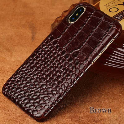 Genuine Leather Phone Case For iPhone X Case Crocodile Texture Back Cover For 6 6S 7 8 Plus Note Case
Genuine Leather Phone Case For iPhone X Case Crocodile Texture Back Cover For 6 6S 7 8 Plus Note Case