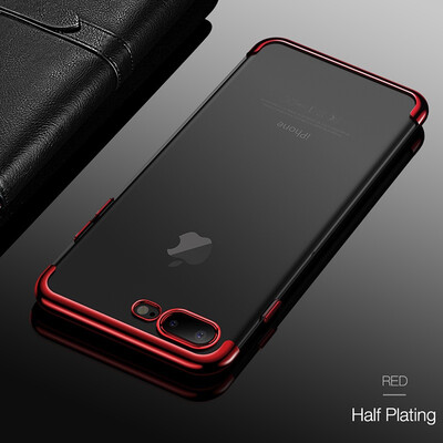 Soft TPU Transparent Case for iphone 8 plus Ultra Thin Electroplating Case for iphone 8 Cases Silicone Colored Frame Cover
Soft TPU Transparent Case for iphone 8 plus Ultra Thin Electroplating Case for iphone 8 Cases Silicone Colored Frame Cover