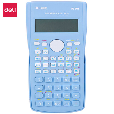 Deli Deli D82MS fashion function calculator 240 kinds of functional science computer for junior high school students light blue
Deli Deli D82MS fashion function calculator 240 kinds of functional science computer for junior high school students light blue