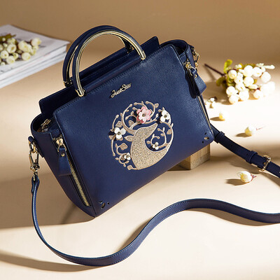 Ou Shina JUST STAR handbag fashion handbag casual shoulder bag female Korean version of the smiley face tide lady bag 337 dark blue
Ou Shina JUST STAR handbag fashion handbag casual shoulder bag female Korean version of the smiley face tide lady bag 337 dark blue