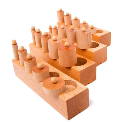 New Wooden Toy Baby Montessori Cylinder Blocks for Early Childhood Education Effective Preschool Training Learning Toys 4piece
New Wooden Toy Baby Montessori Cylinder Blocks for Early Childhood Education Effective Preschool Training Learning Toys 4piece