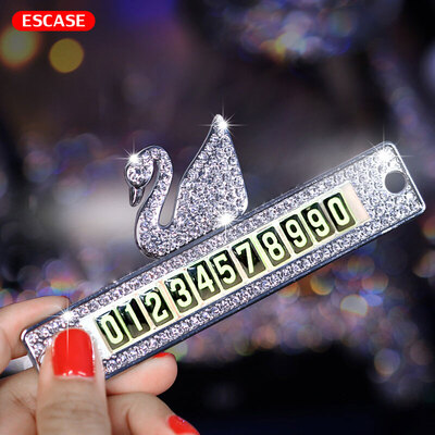 ESCASE car temporary stop sign phone number car number card roadside temporary parking car supplies diamond swan ES-CS-02 silver
ESCASE car temporary stop sign phone number car number card roadside temporary parking car supplies diamond swan ES-CS-02 silver