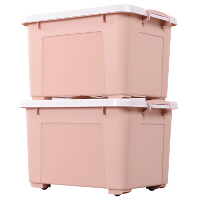 Baicaoyuan plastic storage box storage box moving clothes sundries storage box thickening with pulley 50L 2 loaded Nordic powder
Baicaoyuan plastic storage box storage box moving clothes sundries storage box thickening with pulley 50L 2 loaded Nordic powder