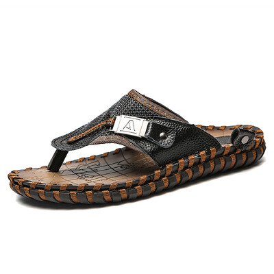Summer Genuine Leather Sandals Men flip flops Outdoor Beach Shoes Male Rubber Sole Sandals Sport
Summer Genuine Leather Sandals Men flip flops Outdoor Beach Shoes Male Rubber Sole Sandals Sport