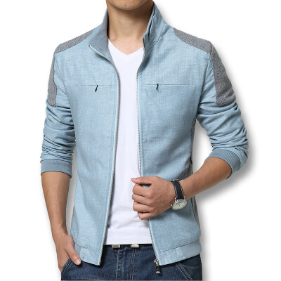 New Spring 2016 Jackets Mens Fashion Slim Fits Outwears Autumn Mens Casual Coats Plus Size 3XL Patchwork Men Jackets Hot Sale
New Spring 2016 Jackets Mens Fashion Slim Fits Outwears Autumn Mens Casual Coats Plus Size 3XL Patchwork Men Jackets Hot Sale