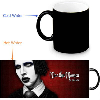 Marilyn Manson 350ml12oz Heat Reveal Mug Color Change Coffee Cup Sensitive Morphing Mugs Magic Mug Milk Tea Cups
Marilyn Manson 350ml12oz Heat Reveal Mug Color Change Coffee Cup Sensitive Morphing Mugs Magic Mug Milk Tea Cups