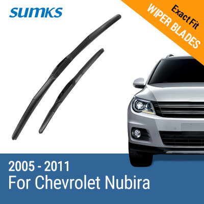 SUMKS Wiper Blades for Chevrolet Nubira 22"&16" Fit Hook Arms 2005 2006 2007 2008 2009 2010 2011
SUMKS Wiper Blades for Chevrolet Nubira 22"&16" Fit Hook Arms 2005 2006 2007 2008 2009 2010 2011
