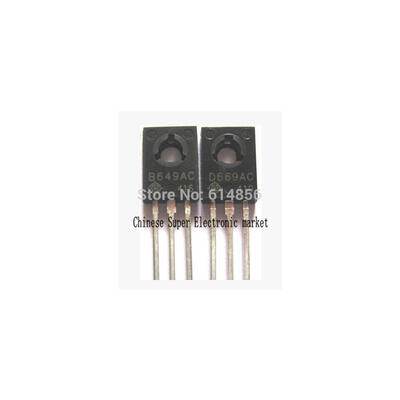 10 PAIR 2SB649AC 2SD669AC TO-126 2SB649 2SD669 (10 B649+10 D669 )PNP NPN Epitaxial Planar Transistors
10 PAIR 2SB649AC 2SD669AC TO-126 2SB649 2SD669 (10 B649+10 D669 )PNP NPN Epitaxial Planar Transistors