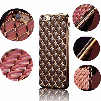 NEW Plating Back Soft Case For iphone 6 Plus Cover Silicone TPU Metal Oil Framer & Grid Cover For iphone 6 6S Plus Phone Cases
NEW Plating Back Soft Case For iphone 6 Plus Cover Silicone TPU Metal Oil Framer & Grid Cover For iphone 6 6S Plus Phone Cases