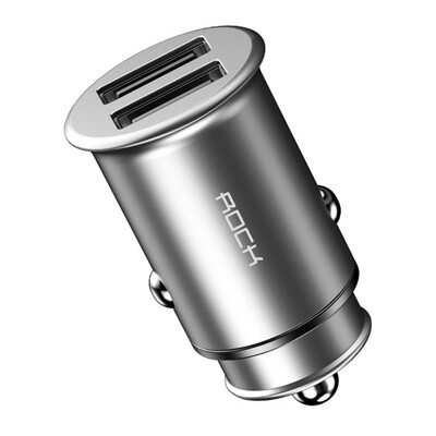 ROCK 5V 48A Dual USB Car Charger Quick Charging Mini Metal Car-Charger Auto Charge 2 Port 24W for iPhone X 8 7 6 Samsung Xiaomi
ROCK 5V 48A Dual USB Car Charger Quick Charging Mini Metal Car-Charger Auto Charge 2 Port 24W for iPhone X 8 7 6 Samsung Xiaomi