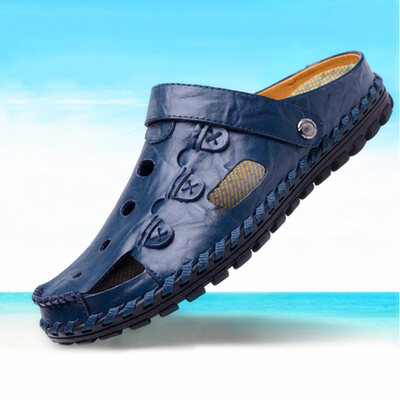 High quality Men sandals Outdoor Fashion Genuine leather Sandals Men Summer Slippers Breathable Sandals
High quality Men sandals Outdoor Fashion Genuine leather Sandals Men Summer Slippers Breathable Sandals