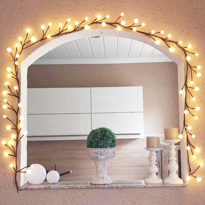 JULELYS 24V 72 Bulbs LED Garland String Light Ball Gerlyanda Christmas Tree Lights Decoration For Wedding Holiday Party Birthday
JULELYS 24V 72 Bulbs LED Garland String Light Ball Gerlyanda Christmas Tree Lights Decoration For Wedding Holiday Party Birthday