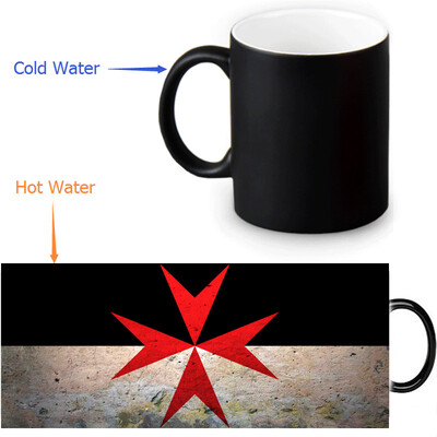 The Knights Templar 350ml12oz Heat Reveal Mug Color Change Coffee Cup Sensitive Morphing Mugs Magic Mug Milk Tea Cups
The Knights Templar 350ml12oz Heat Reveal Mug Color Change Coffee Cup Sensitive Morphing Mugs Magic Mug Milk Tea Cups