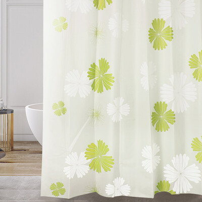 Bethus green flower shower curtain thickening pvc shower curtain cloth waterproof mildew shade cloth to send 12 hooks 200200CM
Bethus green flower shower curtain thickening pvc shower curtain cloth waterproof mildew shade cloth to send 12 hooks 200200CM