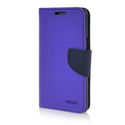 

MOONCASE Cross pattern Leather Wallet Flip Card Slot Pouch Stand Shell Back ЧЕХОЛ ДЛЯ Samsung Galaxy A5 Purple